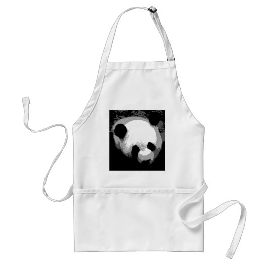 Panda Face Standaard Schort (Voorkant)