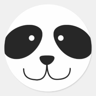 Panda Face Stickers