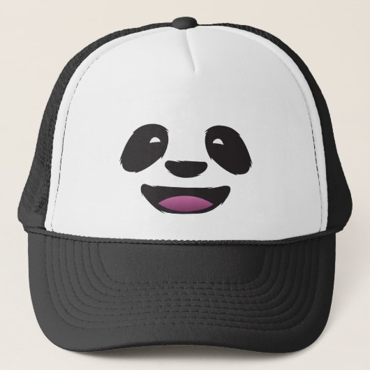 Panda Face - Stomme dieren in het wild Trucker Pet (Voorkant)