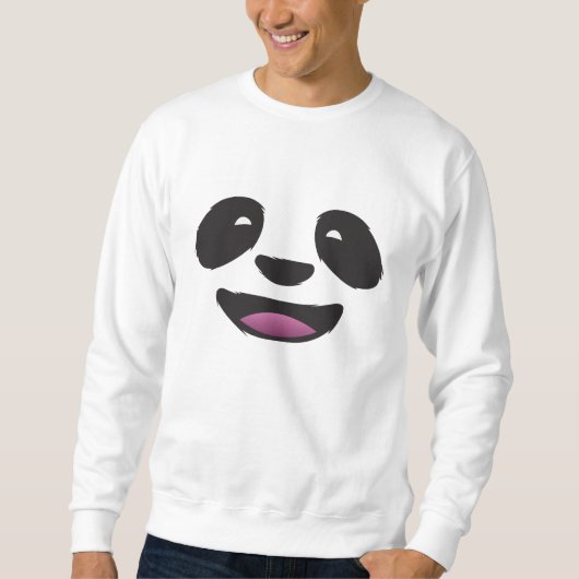 Panda Face - Stomme dieren in het wild Trui (Voorkant)