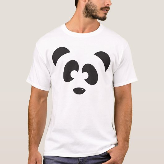 Panda Face T-shirt (Voorkant)
