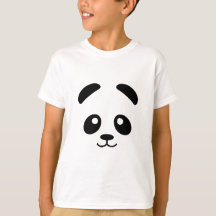 Panda face T-shirt | Cute panda beer face T-shirt