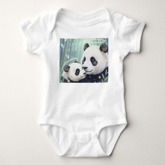 Panda Familie T-shirt (Voorkant)