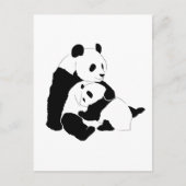 Panda Family Briefkaart (Voorkant)