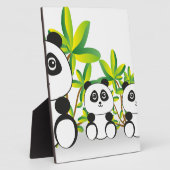 Panda Family Fotoplaat (Zijkant)