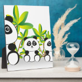 Panda Family Fotoplaat (Zijkant)
