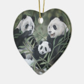 Panda Family Ornament (Links)