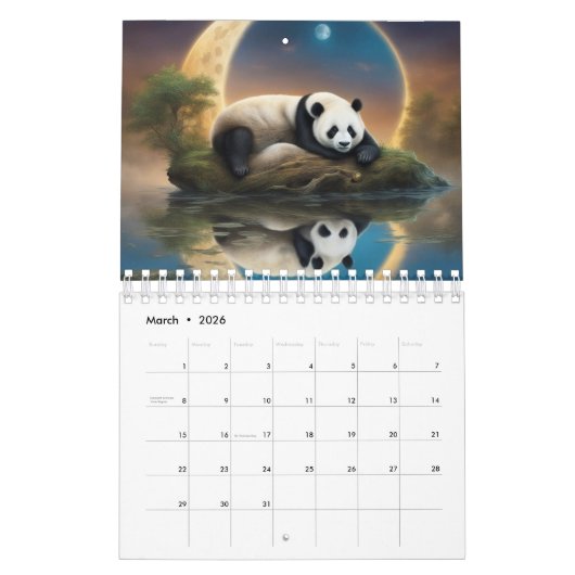 Panda Fantasy Kalender (Mar 2026)