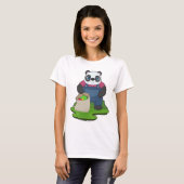 Panda Farmer Fruit Farm T-shirt (Voorkant volledig)