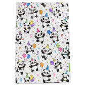 Panda Feestje Medium Cadeauzakje (Voorkant)