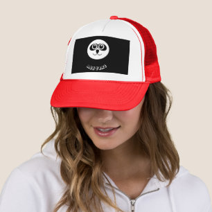 Panda Fighter Gezicht Schattige Ogend-Pet Elegant Trucker Pet