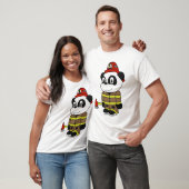 Panda - Fireman T-shirt (Unisex)