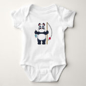 Panda Fisher Fish Vist Romper (Voorkant)