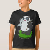 Panda Fisher Fish Vist T-shirt (Voorkant)