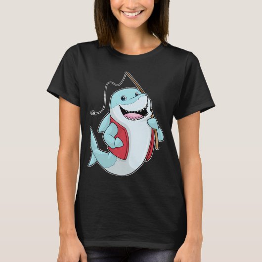 Panda Fisher Vis Vissen T-shirt (Voorkant)