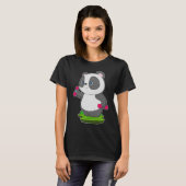 Panda Fitness Dumbbells T-shirt (Voorkant volledig)