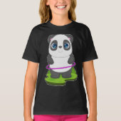 Panda Fitness Gymnastiek T-shirt (Voorkant)