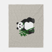 Panda Fleece Blanket Deken (Voorkant)