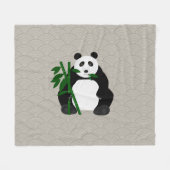 Panda Fleece Blanket Deken (Voorkant (Horizontaal))