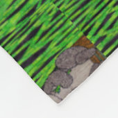 Panda - fleece deken (Hoek)