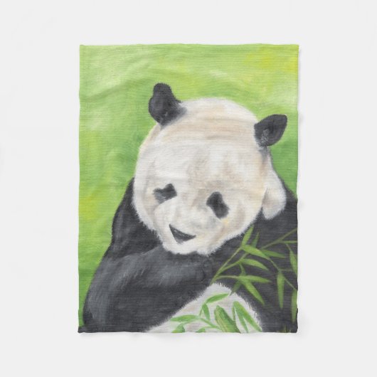 Panda fleece deken (Voorkant)