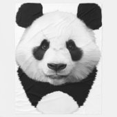 Panda Fleece Deken (Voorkant)