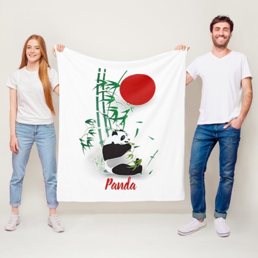 Panda fleece deken (In situ)