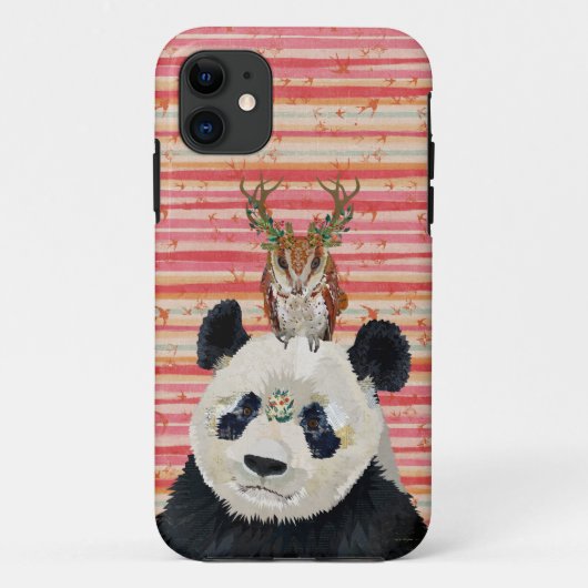 PANDA & FLORALE GEWEIHUILEN Case-Mate iPhone CASE (Achterkant)