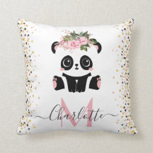  panda flormonogram gepersonaliseerd met gooi pi