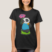 Panda Flower T-shirt (Voorkant)