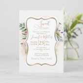 Panda Flowers Watercolor                           Kaart (Staand voorkant)