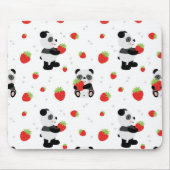 Panda fofo com morango muismat (Voorkant)