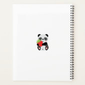 Panda fofo com morango planner (Achterkant)