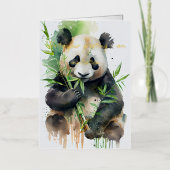 PANDA FOLIE WENSKAART (Voorkant)