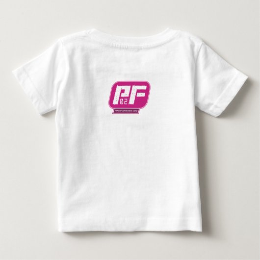 Panda Force, agent 02 Baby Shirt (Achterkant)