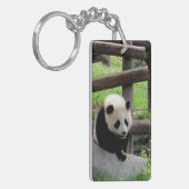 Panda-foto - sleutelhanger (Voorkant Links)
