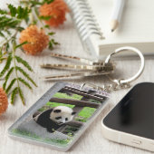 Panda-foto Sleutelhanger (Voorkant Rechts)