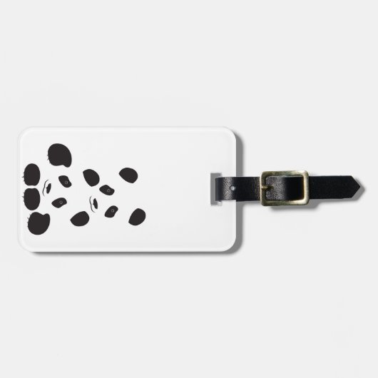 Panda Friendship Bagagelabel (Voorkant horizontaal)