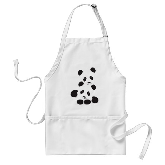 Panda Friendship Standaard Schort (Voorkant)