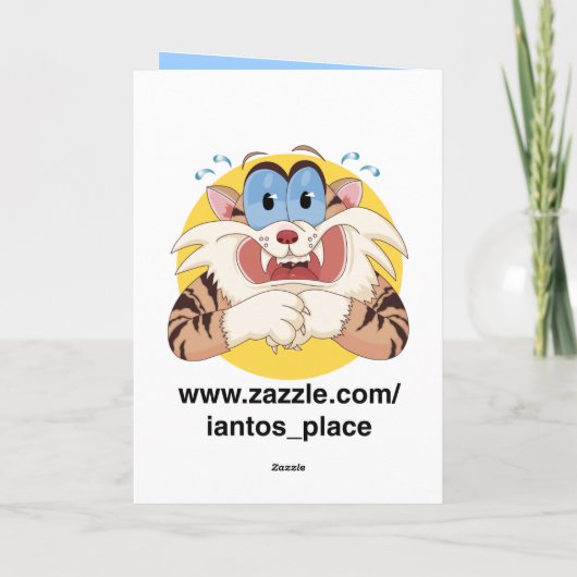 Panda Frog Pet (Verjaardag) Kaart (Achterkant)