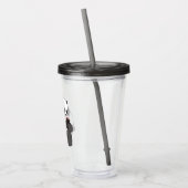 Panda From We Bare Bears Tumbler Design Acryl Drinkbeker (Links)