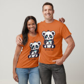 panda gamen vintage grappig t-shirt (Unisex)