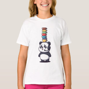 Panda Gamer Kinderen Balanceren T-shirt