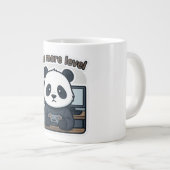 Panda Gamer Meme Cartoon Mok (Voorkant rechts)