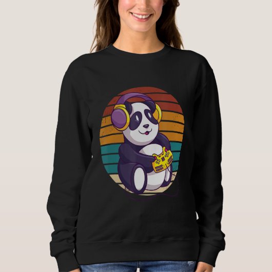 Panda Gaming Panda Gamer voor Panda 1 Trui (Voorkant)