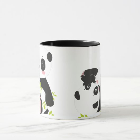 Panda gedrukte koffie-mok mok (Midden)