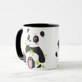 Panda gedrukte koffie-mok mok (Voorkant links)