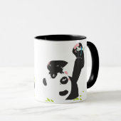 Panda gedrukte koffie-mok mok (Voorkant rechts)