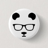 Panda geek ronde button 3,2 cm (Voorkant)