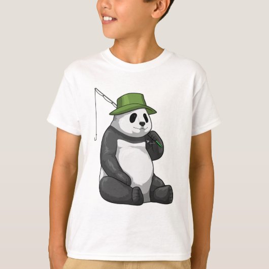 Panda Gevist met Geviste staaf T-shirt (Voorkant)